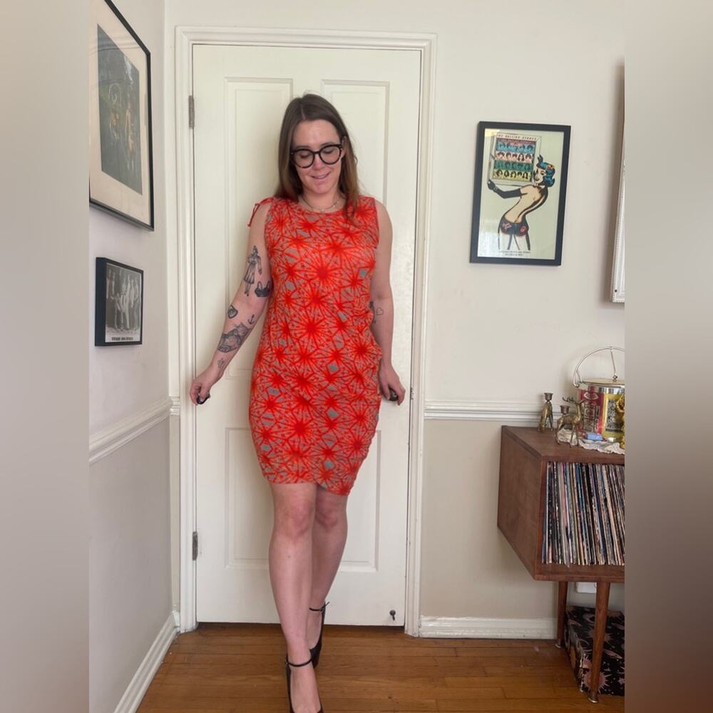 Y2K Vintage Jean Paul Gaultier Soleil Mesh Dress - Picture 5 of 11